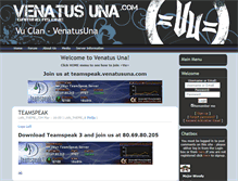 Tablet Screenshot of clan.www.venatusuna.com